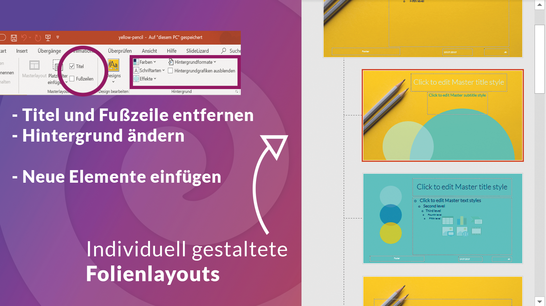 PowerPoint Tutorial Template erstellen (2022) SlideLizard®