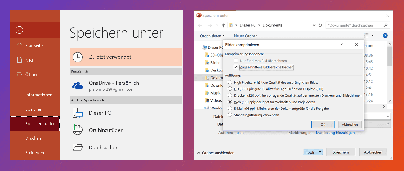 PowerPoint komprimieren & Bilder verkleinern (2020) SlideLizard