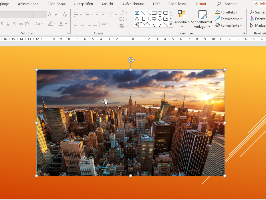 Powerpoint Bild Schrag Oder Als Kreis Zuschneiden Slidelizard