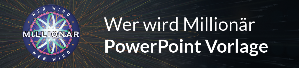 Wer wird Millionär - PowerPoint Quiz Vorlage | SlideLizard