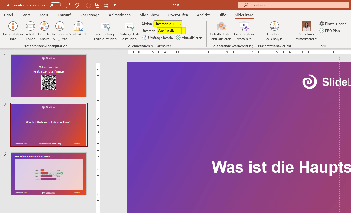 Quiz In Powerpoint Erstellen Tutorial Slidelizard