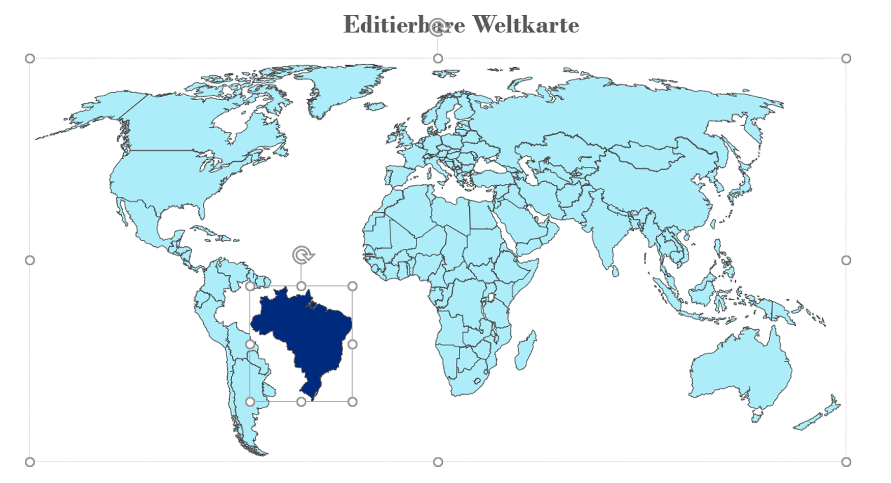 Weltkarte Nur Umrisse : Vektorgrafiken Weltkarte Umriss ...