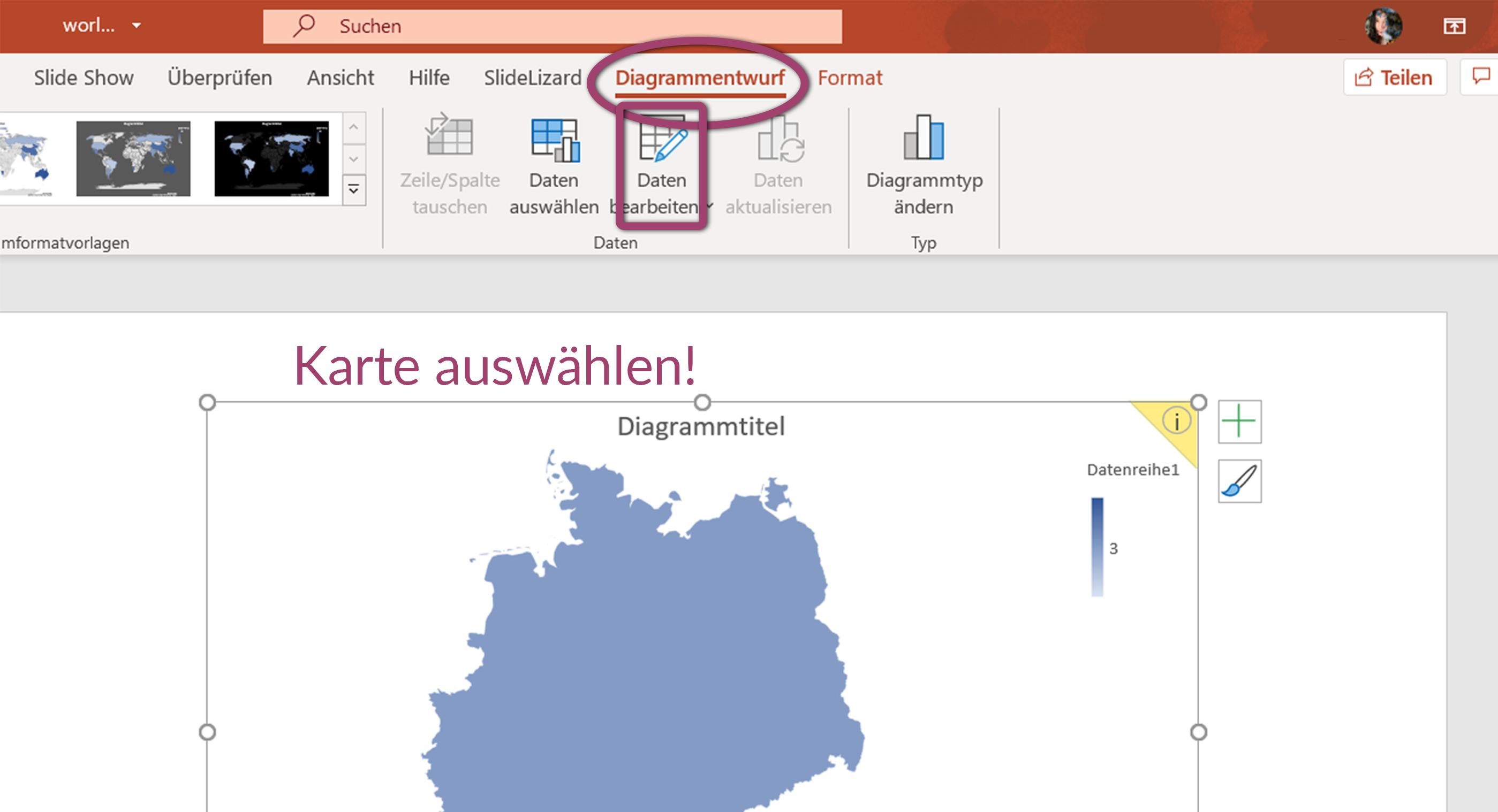 Editierbare Länder- & Weltkarten für PowerPoint (2022) | SlideLizard®