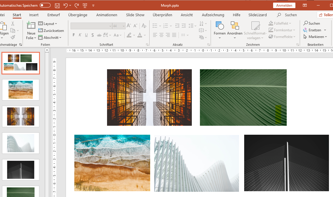 Morph Effekt in PowerPoint verwenden (2022) | SlideLizard®