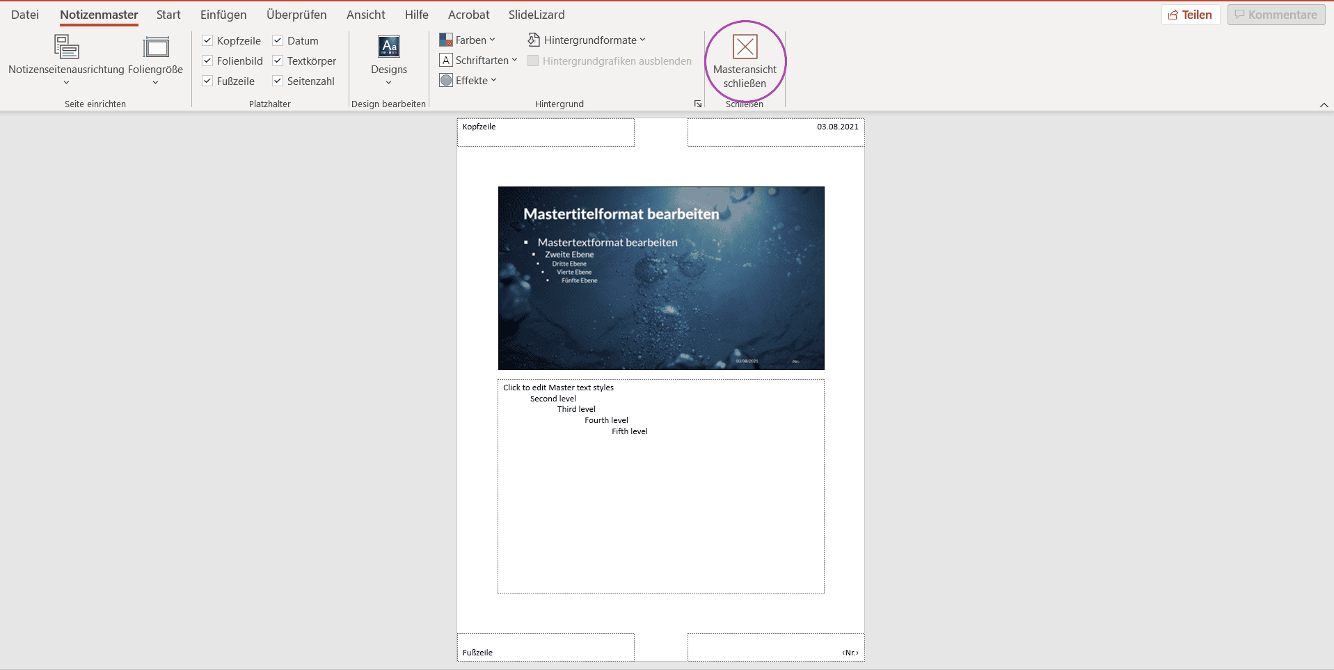Notizen in PowerPoint erstellen & drucken (2022) | SlideLizard®
