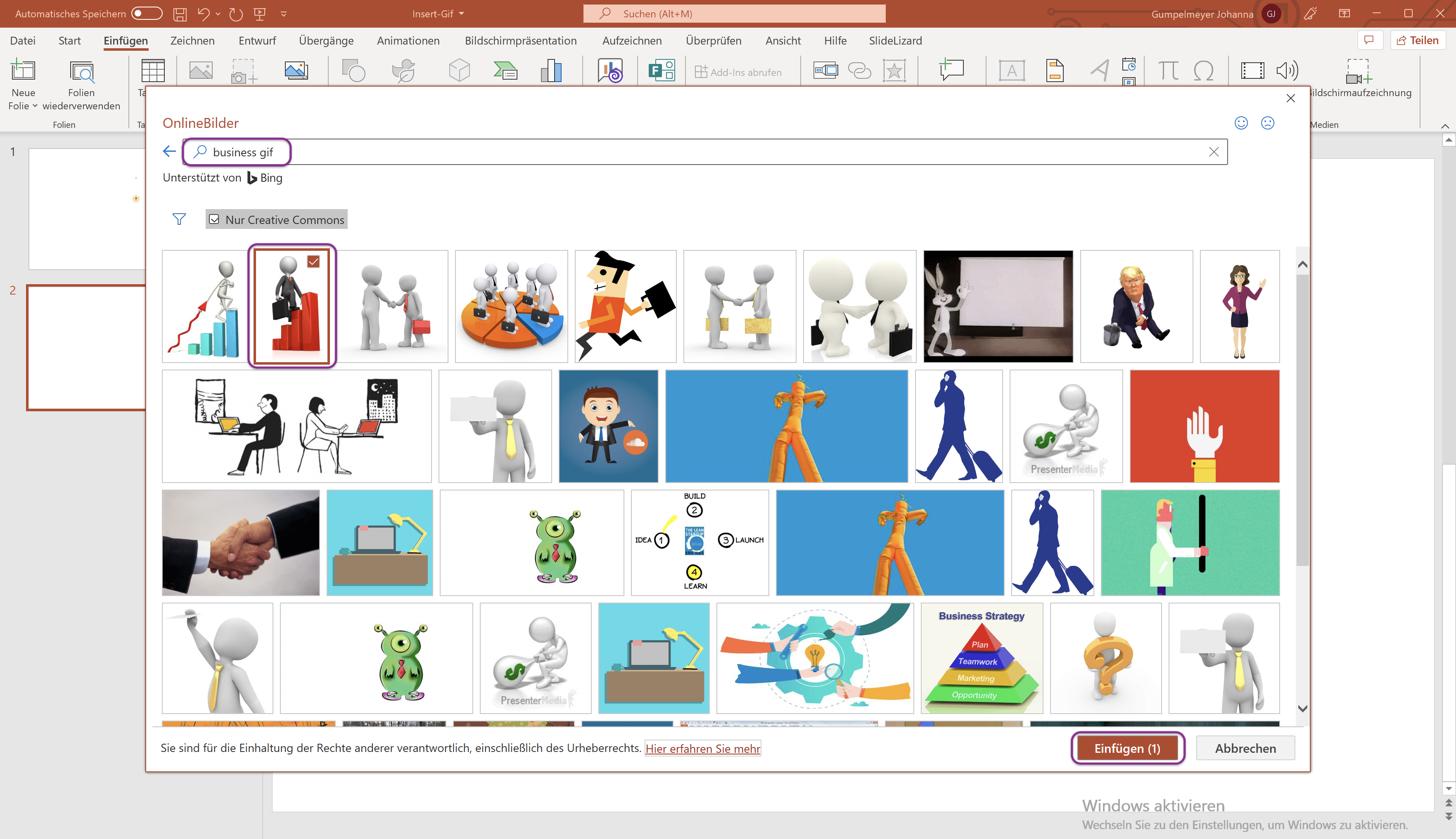 Create and insert GIFs in PowerPoint (2022)