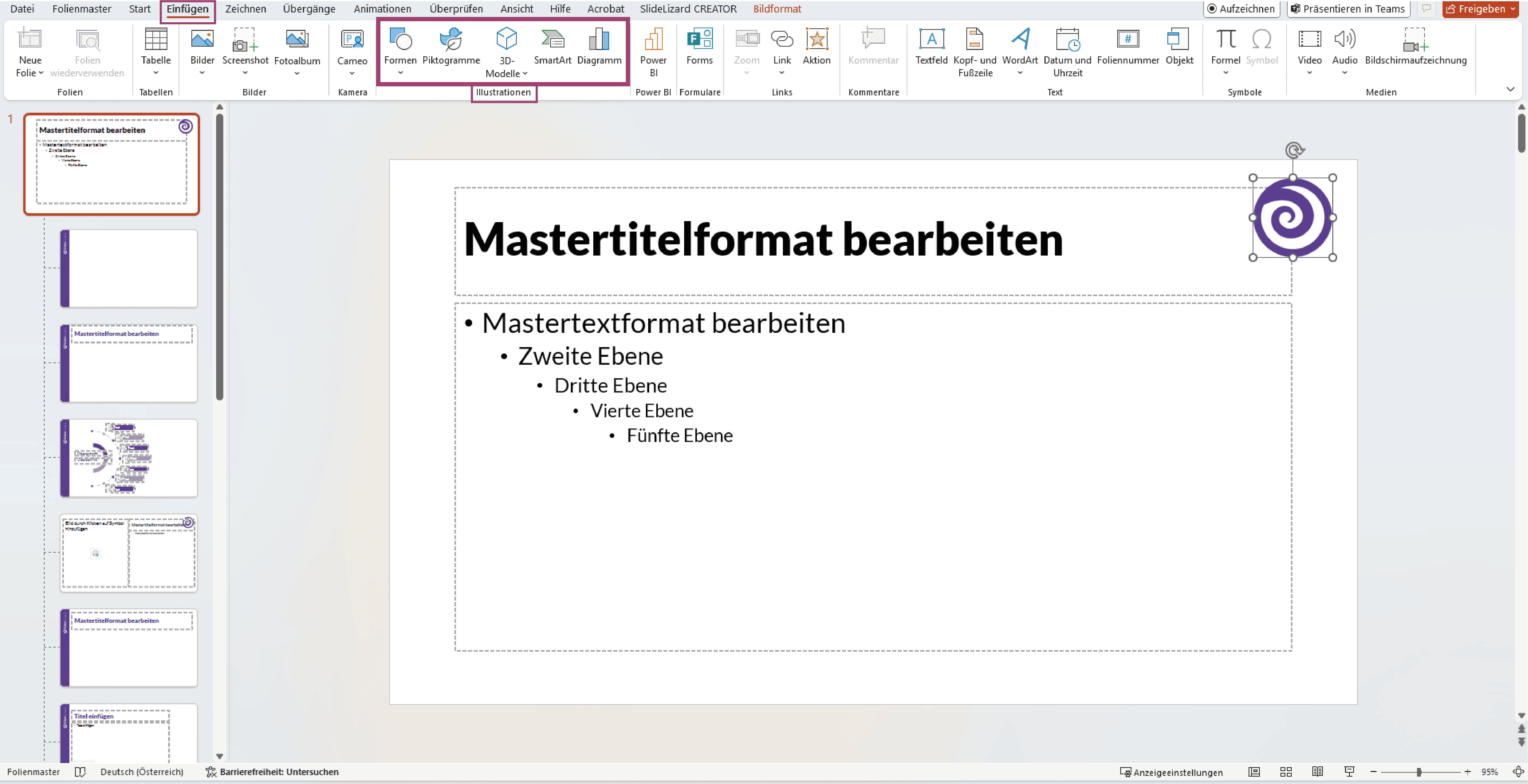 PowerPoint Illustrationen und Formen für Corporate Design