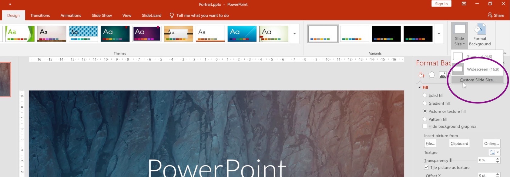 How to show PowerPoint in Portrait mode (2022) SlideLizard®