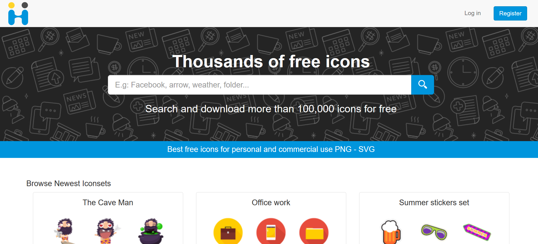 presentation icons website