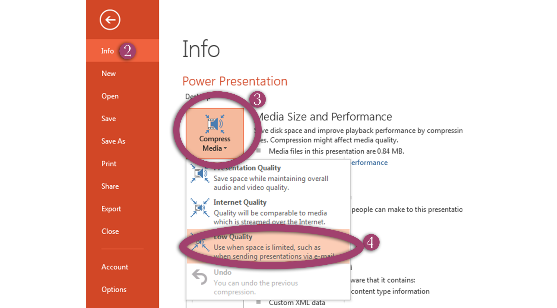 compress images in ppt