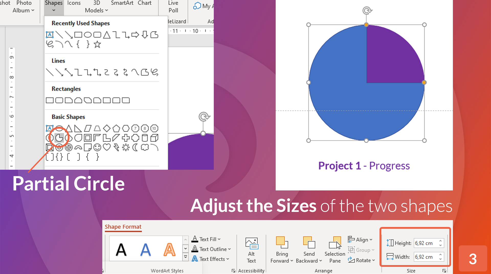 Cup Pie-Chart for PowerPoint - PresentationGO