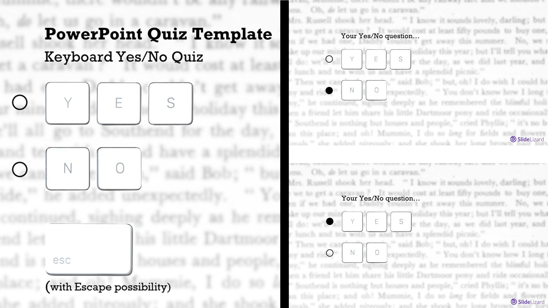 keyboard style quiz