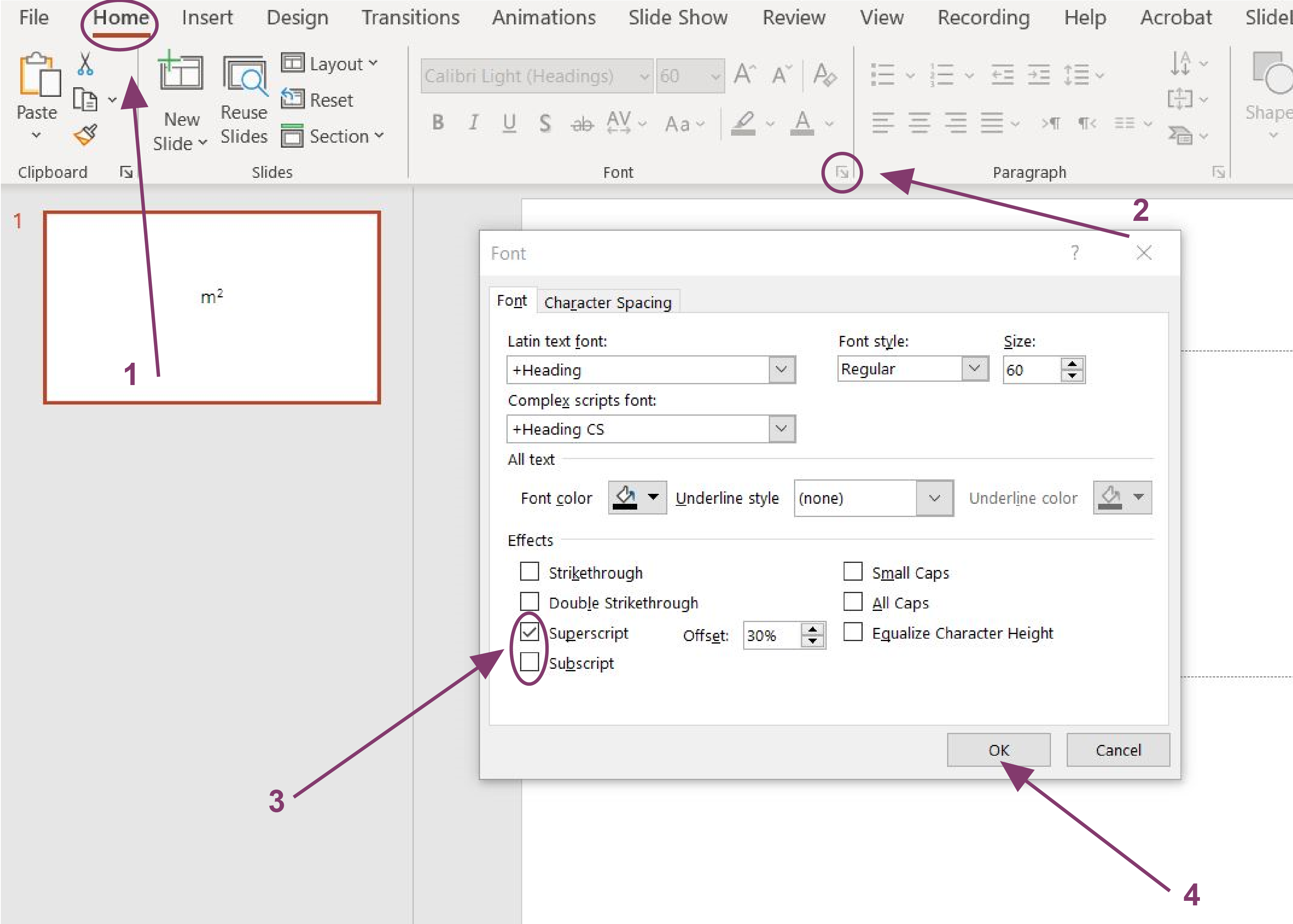 Superscript and Subscript in PowerPoint (2022) | SlideLizard®