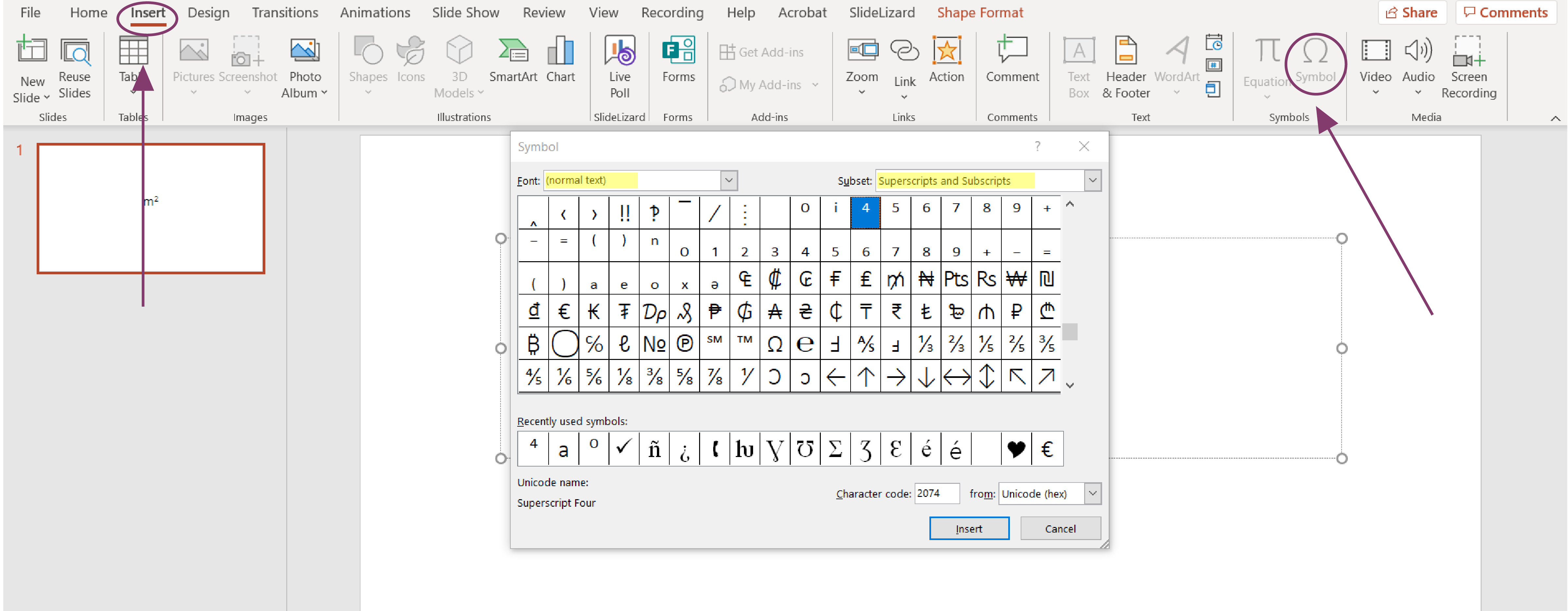 superscript-and-subscript-in-powerpoint-2022-slidelizard