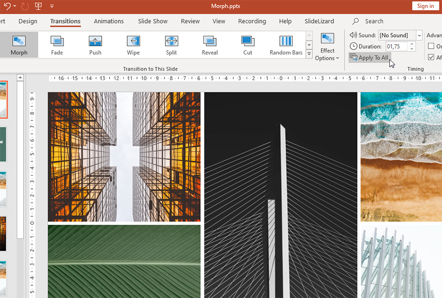 How to use Morph Transition in PowerPoint (2022) SlideLizard®