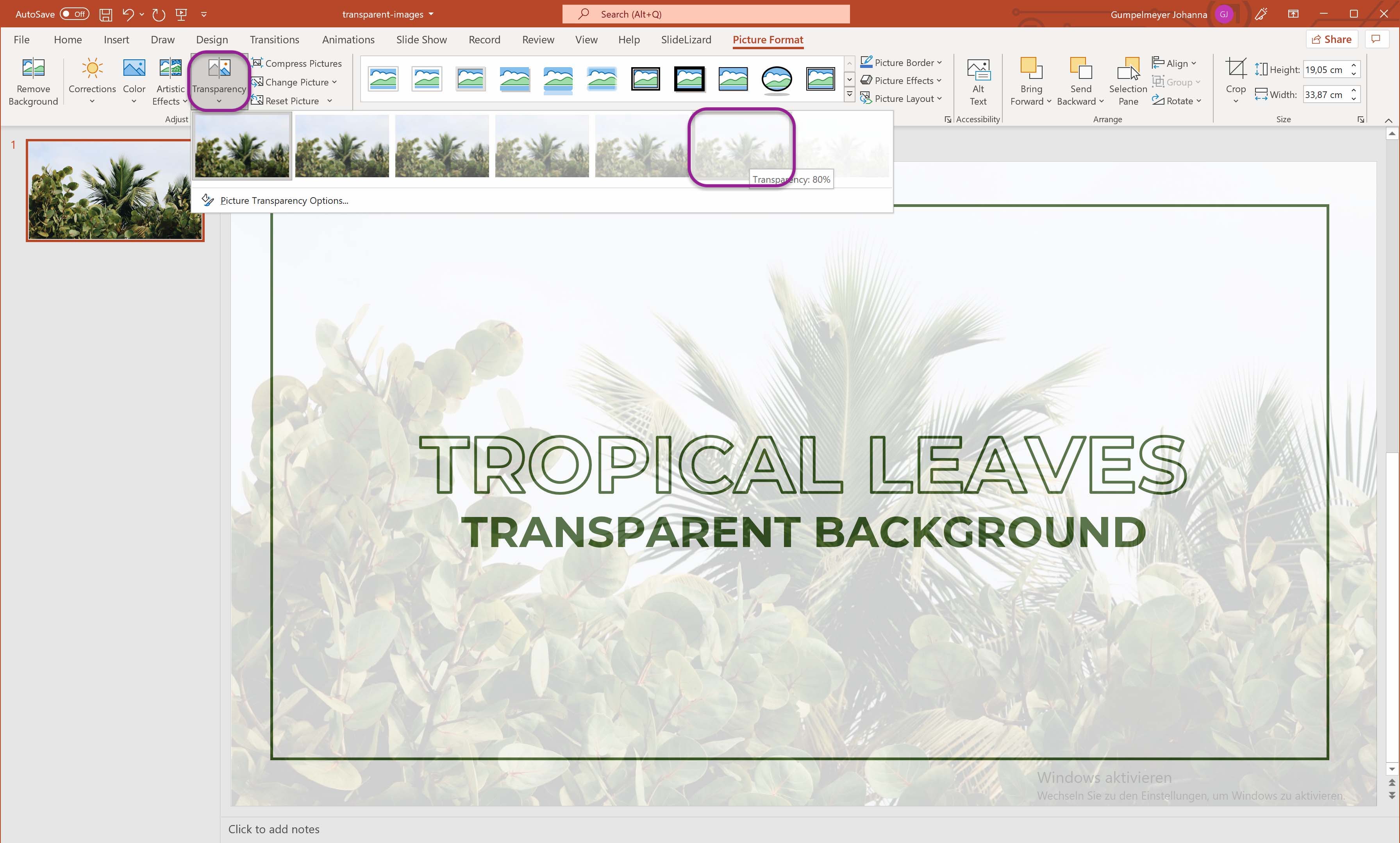 Hướng dẫn cách Picture transparent background powerpoint Trong vài bước đơn giản