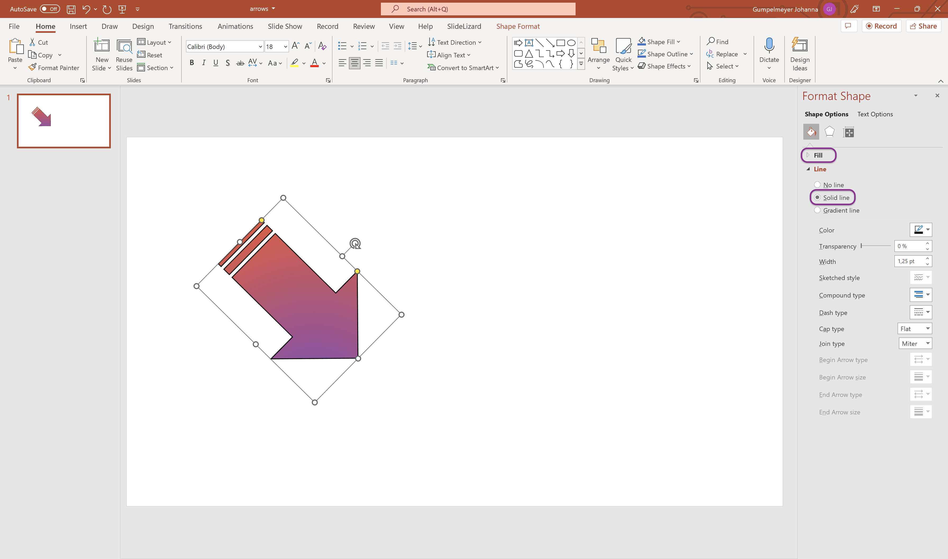 How To Create Curve Arrow In Powerpoint