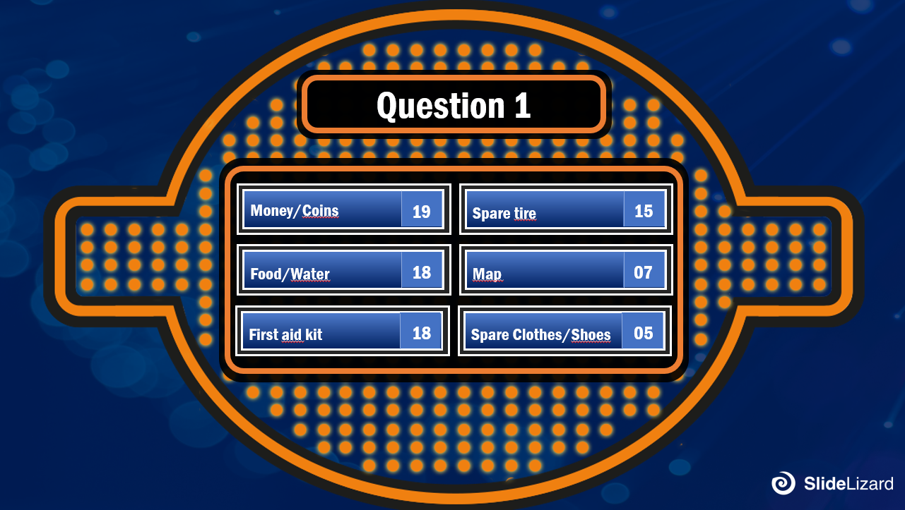 Family Feud Questions Template