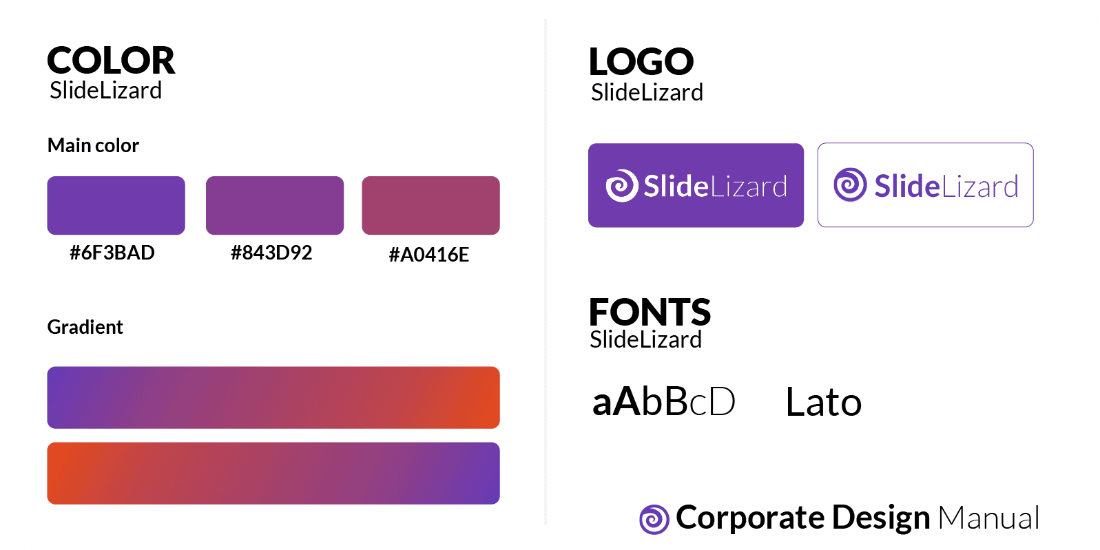 Image of the corporate design manual