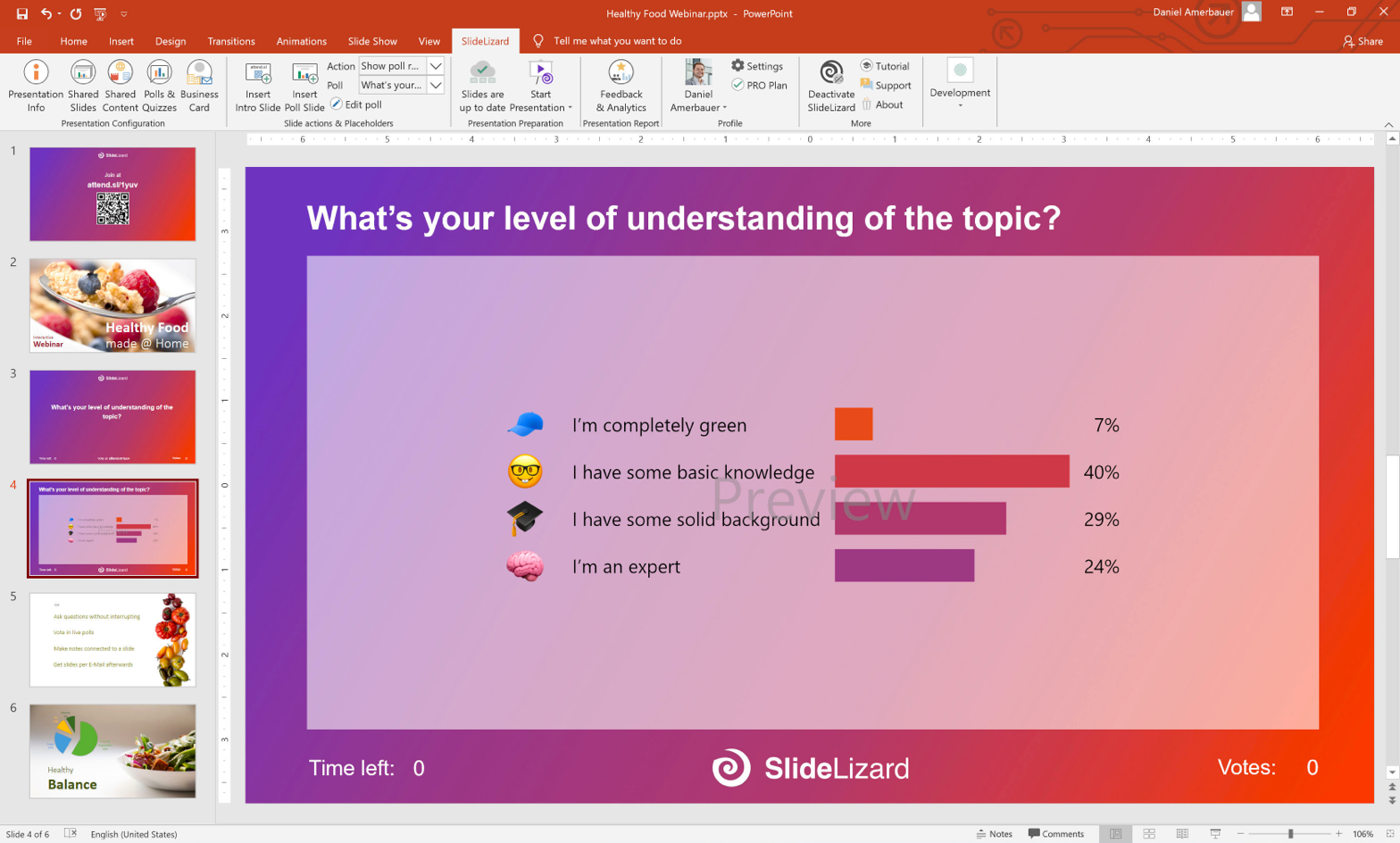 Kahoot's PowerPoint integration makes it easy to add a game to