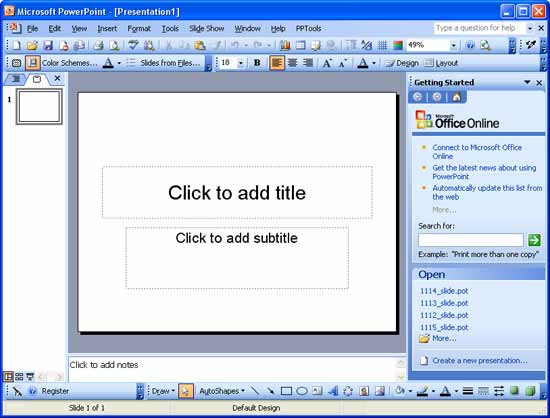 powerpoint presentation wiki