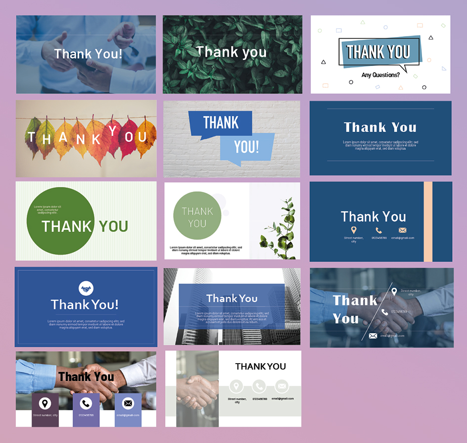 8 Thank You PowerPoint Templates (Free Download) - Just Free Slide