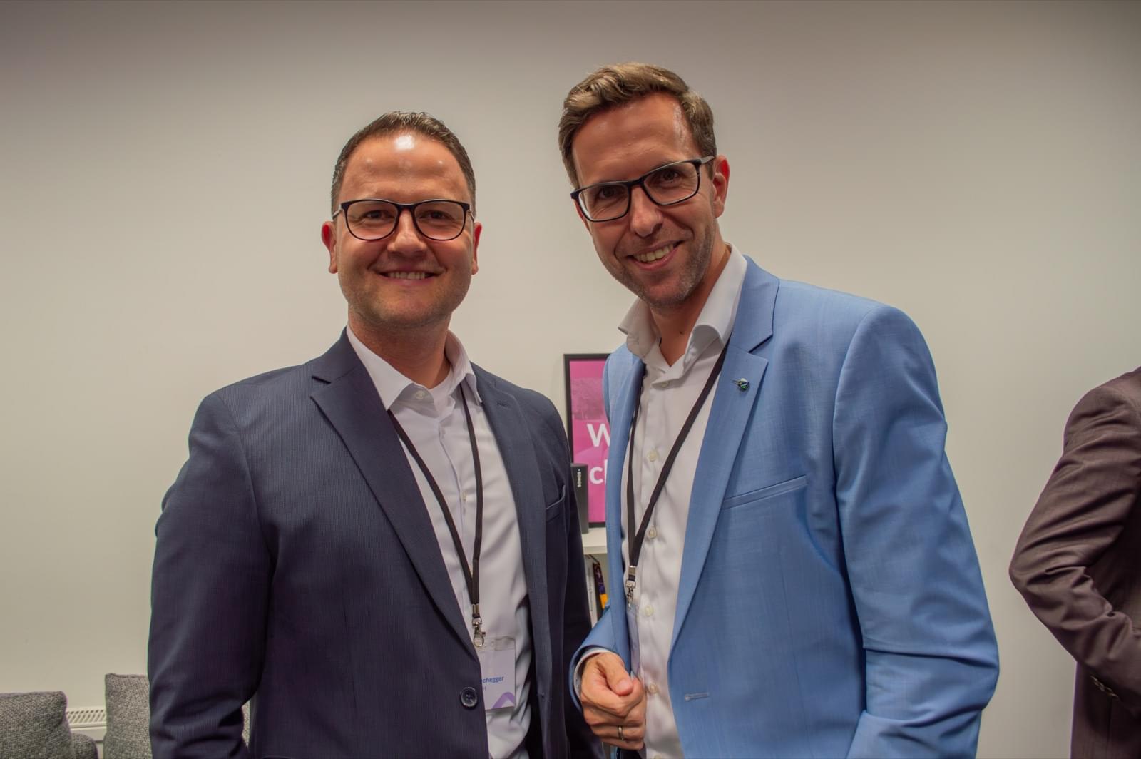 Wine & Business 2024 networking portrait