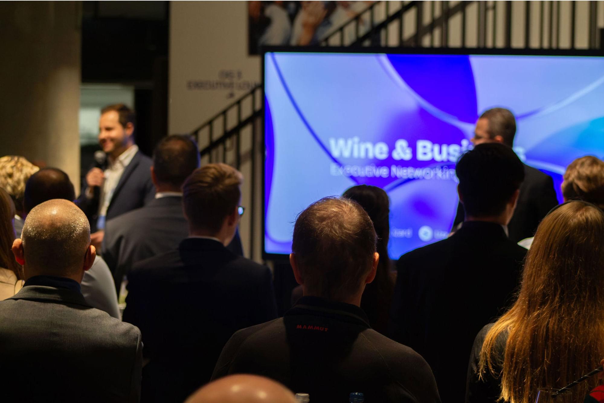 Wine & Business 2026 Publikum vor der Bühne