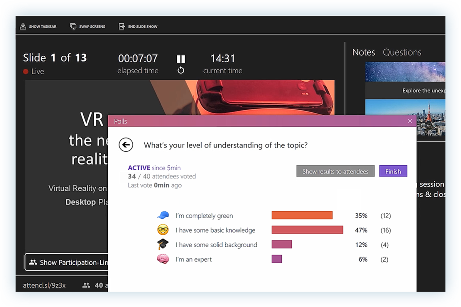 live voting presentation